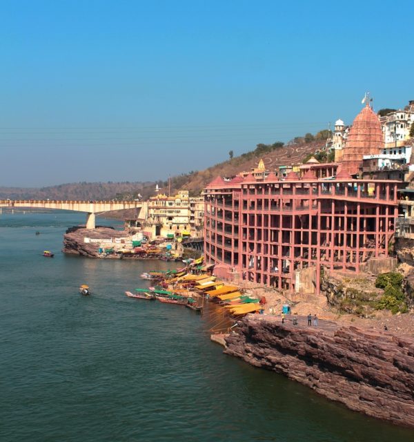 Omkareshwar,Temple,,Located,In,Madhya,Pradesh,Is,One,Of,The