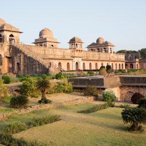 Beautiful,Structure,Of,Jahaj,Mahal,,Mandu,,Madhya,Pradesh,,India,,Asia.